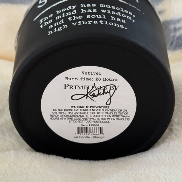 STRENGTH Lot x 2: Matte Black Glass Candle Primitives by Kathy Red Wish Bracelet - Picture 9 of 16